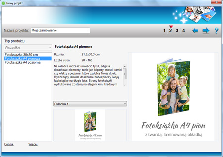 Program do projektowania fotoksiążek - Nakolorowo.pl