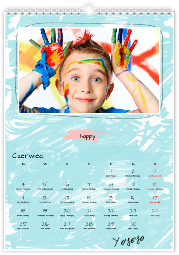 szkolny zdjęcia kalendarz